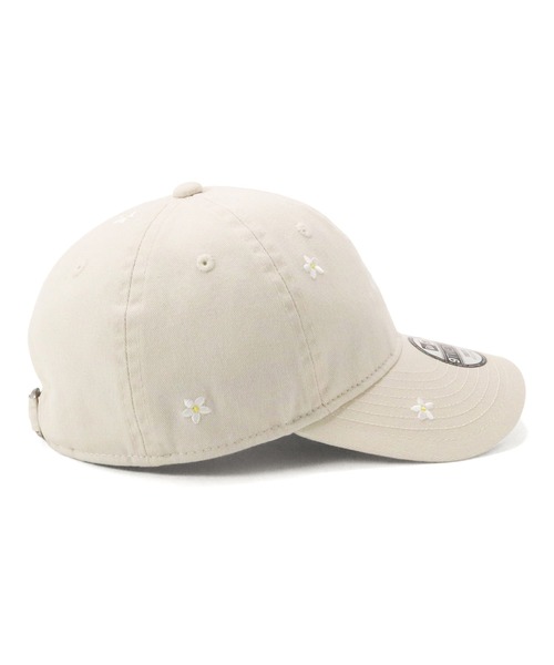 NEW ERA（ニューエラ）の「ニューラ キッズキャップ フラワー ONSPOTZ別注（キャップ・キッズ・アイボリー/ベージュ/ラベンダー・52-56cm）」の10枚目の写真