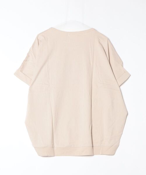 PEANUTS(ピーナッツ)の「PEANUTS 裾バルーンワンポイント刺繍Tシャツ 半袖(Tシャツ/カットソー・メンズ・グリーン系/アイボリー/ネイビー・M/L)」の4枚目の写真