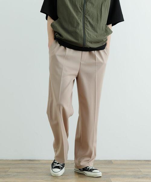 ITEMS URBANRESEARCH(アイテムズ アーバンリサーチ)の「Wフェイスジョーゼット イージー スラックス(その他パンツ・メンズ・ベージュ/チャコールグレー/ブラック・MEDIUM/LARGE)」の12枚目の写真