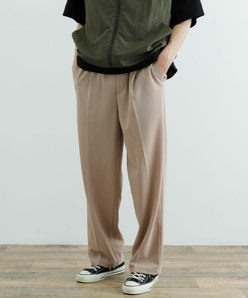 ITEMS URBANRESEARCH(アイテムズ アーバンリサーチ)の「Wフェイスジョーゼット イージー スラックス(その他パンツ・メンズ・ベージュ/チャコールグレー/ブラック・MEDIUM/LARGE)」の11枚目の写真