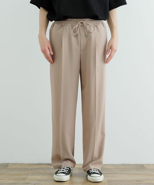 ITEMS URBANRESEARCH(アイテムズ アーバンリサーチ)の「Wフェイスジョーゼット イージー スラックス(その他パンツ・メンズ・ベージュ/チャコールグレー/ブラック・MEDIUM/LARGE)」の8枚目の写真