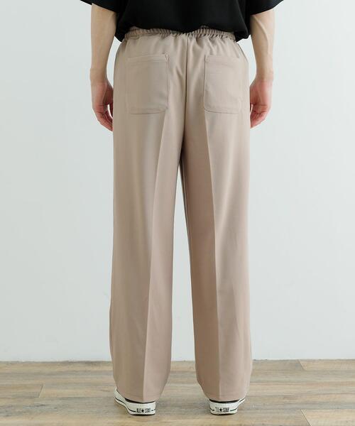 ITEMS URBANRESEARCH(アイテムズ アーバンリサーチ)の「Wフェイスジョーゼット イージー スラックス(その他パンツ・メンズ・ベージュ/チャコールグレー/ブラック・MEDIUM/LARGE)」の6枚目の写真