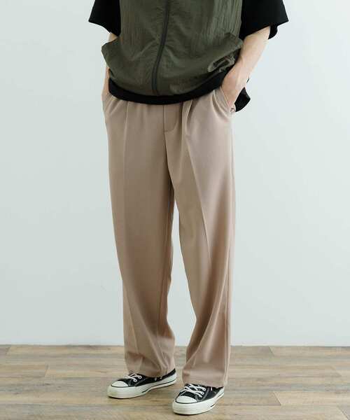 ITEMS URBANRESEARCH(アイテムズ アーバンリサーチ)の「Wフェイスジョーゼット イージー スラックス(その他パンツ・メンズ・ベージュ/チャコールグレー/ブラック・MEDIUM/LARGE)」の21枚目の写真