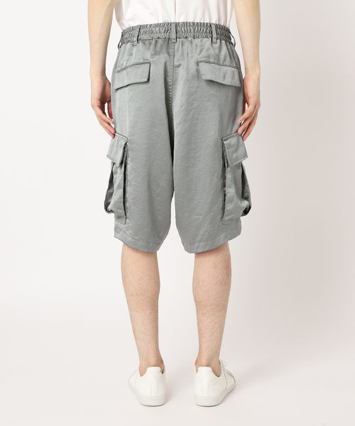EDIFICE（エディフィス）の「サテン カーゴショーツ（カーゴパンツ・メンズ・サックスブルー/ブラック・LARGE/MEDIUM）」の14枚目の写真