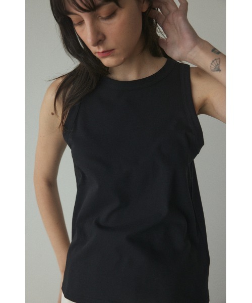 Crayme,volume sleeve cut topsブラック american sleeve cut tops(アメリカンスリーブカットトップス