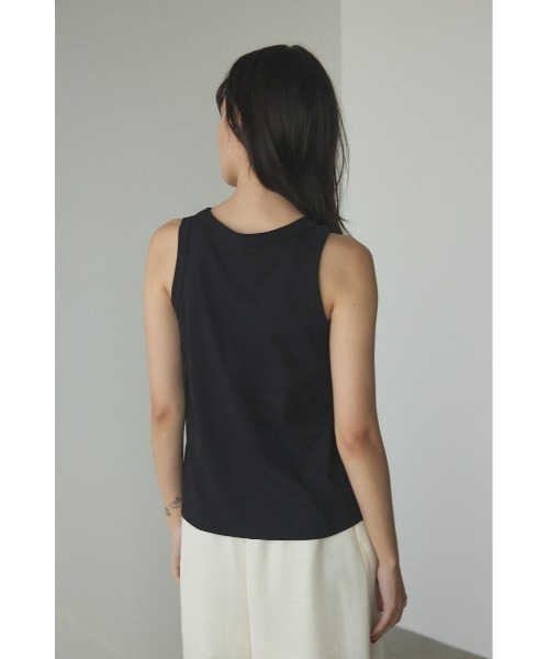 BLACK BY MOUSSY（ブラックバイマウジー）の「american sleeve cut tops(アメリカンスリーブカットトップス)（Tシャツ/カットソー・レディース・レッド系/ブラック/オフホワイト・FREE）」の6枚目の写真