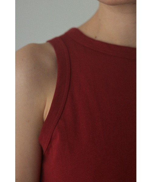 BLACK BY MOUSSY（ブラックバイマウジー）の「american sleeve cut tops(アメリカンスリーブカットトップス)（Tシャツ/カットソー・レディース・レッド系/ブラック/オフホワイト・FREE）」の12枚目の写真