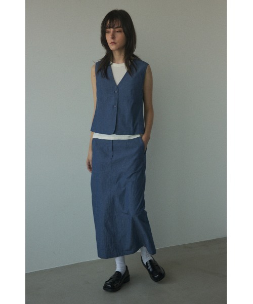 BLACK BY MOUSSY（ブラックバイマウジー）の「american sleeve cut tops(アメリカンスリーブカットトップス)（Tシャツ/カットソー・レディース・レッド系/ブラック/オフホワイト・FREE）」の14枚目の写真