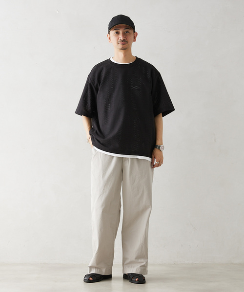 JOURNAL STANDARD relume(ジャーナルスタンダード レリューム)の「RASHELL LACE SQUARE P/O(Tシャツ/カットソー・メンズ・ライトグレー/ライトホワイト/ブラック・MEDIUM/LARGE)」の21枚目の写真