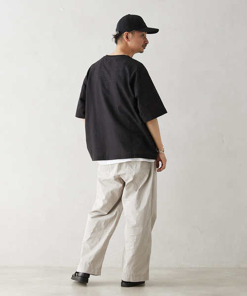 JOURNAL STANDARD relume(ジャーナルスタンダード レリューム)の「RASHELL LACE SQUARE P/O(Tシャツ/カットソー・メンズ・ライトグレー/ライトホワイト/ブラック・MEDIUM/LARGE)」の19枚目の写真