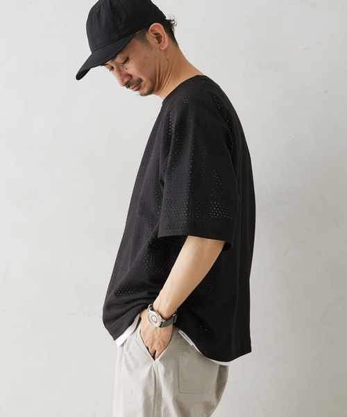 JOURNAL STANDARD relume(ジャーナルスタンダード レリューム)の「RASHELL LACE SQUARE P/O(Tシャツ/カットソー・メンズ・ライトグレー/ライトホワイト/ブラック・MEDIUM/LARGE)」の18枚目の写真