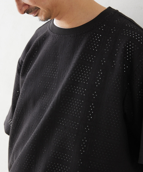JOURNAL STANDARD relume(ジャーナルスタンダード レリューム)の「RASHELL LACE SQUARE P/O(Tシャツ/カットソー・メンズ・ライトグレー/ライトホワイト/ブラック・MEDIUM/LARGE)」の17枚目の写真