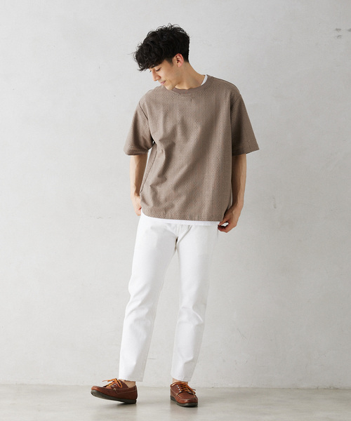JOURNAL STANDARD relume(ジャーナルスタンダード レリューム)の「RASHELL LACE SQUARE P/O(Tシャツ/カットソー・メンズ・ライトグレー/ライトホワイト/ブラック・MEDIUM/LARGE)」の13枚目の写真