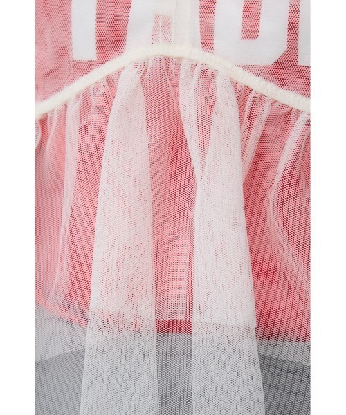 AZUL by moussy（アズールバイマウジー）の「チュールフリルキャミ（キャミソール・レディース・ブラック/アイボリー/グレー・FREE）」の5枚目の写真