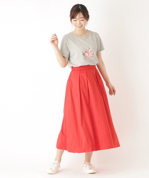 【大人気！接触冷感/4color/Lサイズあり】バンバリー柄 プリントTシャツ（Tシャツ/カットソー）｜LAURA ASHLEY（ローラアシュレイ）