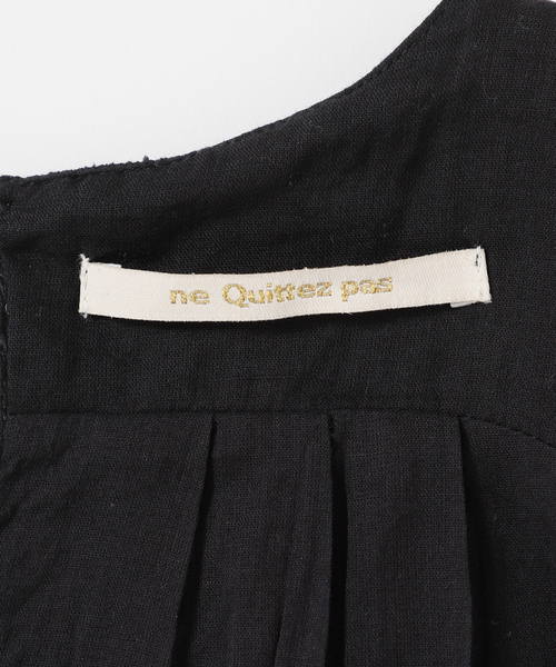 La TOTALITE（ラトータリテ）の「【ne Quittez pas/ヌキテパ 】Shirring Sleeveless Dress（ワンピース・レディース・ピンク/グリーン/ブラック・MEDIUM/SMALL）」の22枚目の写真