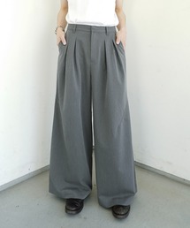 Camphor wood | 2tuck super baggy slacks / ２タックスーパーバギーフレアスラックス(スラックス)