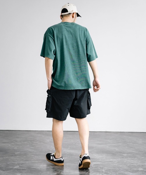 カーゴパンツ　navy 29インチ 色落ちしない＆脅威のストレッチ）大容量カーゴジョガーパンツ