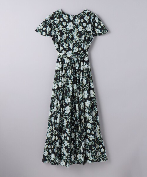 【美品】MARIHA　フラワープリント　マキシワンピース　花柄　ブラック　F MARIHA（マリハ）の「＜MARIHA＞マドモアゼル フラワープリント