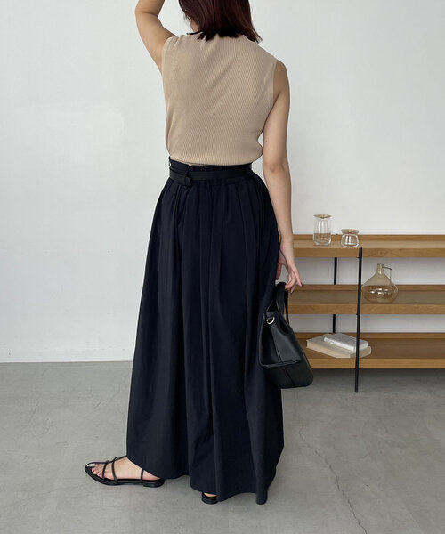 CAPRICIEUX LE'MAGE（カプリシューレマージュ）の「裾リブノースリニット（ニット/セーター・レディース・ベージュ/ホワイト系その他/ブラック・FREE）」の7枚目の写真