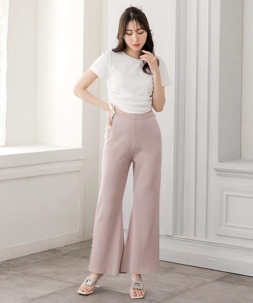 Julia Boutique(ジュリアブティック)の「ビジューモチーフクリアヒールサンダル/24110(サンダル・レディース・ホワイト/ブラック・37/36/39/38)」の3枚目の写真
