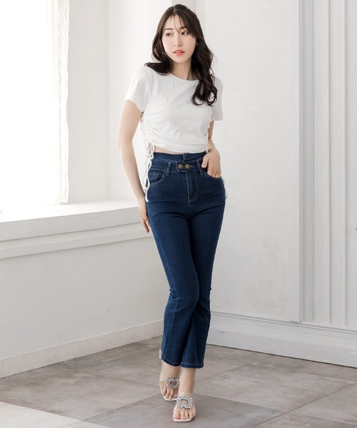 Julia Boutique(ジュリアブティック)の「ビジューモチーフクリアヒールサンダル/24110(サンダル・レディース・ホワイト/ブラック・37/36/39/38)」の6枚目の写真