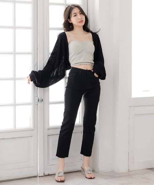 Julia Boutique(ジュリアブティック)の「ビジューモチーフクリアヒールサンダル/24110(サンダル・レディース・ホワイト/ブラック・37/36/39/38)」の18枚目の写真