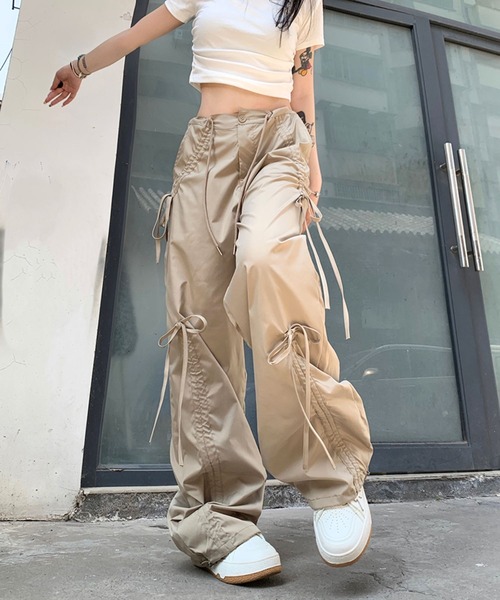 sevens（セブンズ）の「【sevens】リボンカーゴパンツ（カーゴパンツ