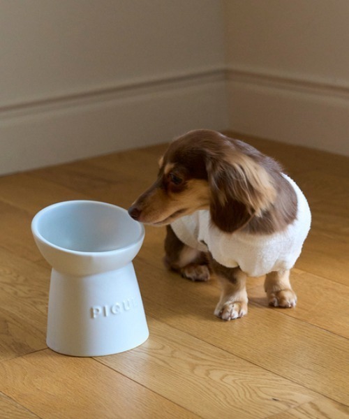 CAT＆DOG】ハイスタンドフードボウル（その他ペットグッズ