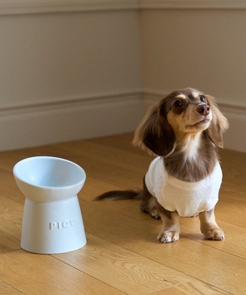 CAT＆DOG】ハイスタンドフードボウル（その他ペットグッズ