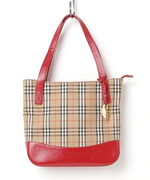 セール/ブランド古着】チェック柄トートバッグ（トートバッグ