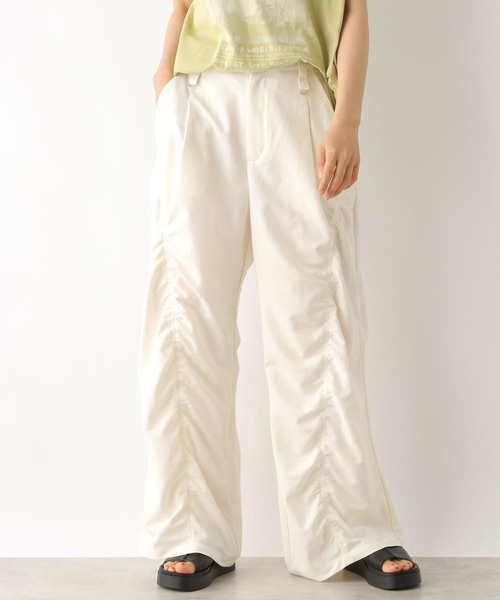 LEPSIM（レプシィム）の「フロントシャーリングパンツ　125829（その他パンツ・レディース・ブラック/アイボリー・FREE）」の3枚目の写真