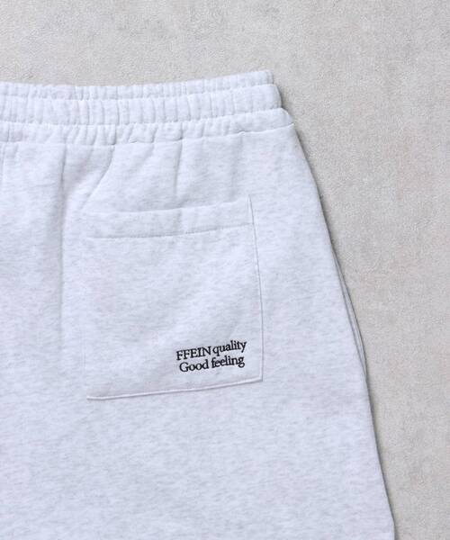 FFEIN（フェイン）の「【FFEIN(フェイン)】ワイドストレートスウェットパンツ / 刺繍 ワンポイント シンプル ノームコア 綺麗目 シティガール シティボーイ 裏起毛（スウェットパンツ・メンズ・グレー/ブラック/アッシュグレー/ネイビー・LARGE/SMALL/MEDIUM）」の15枚目の写真