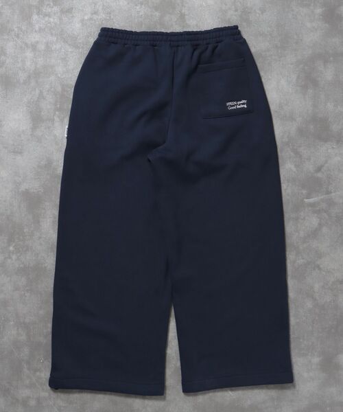 セール】【FFEIN(フェイン)】タックワイドストレートスウェットパンツ