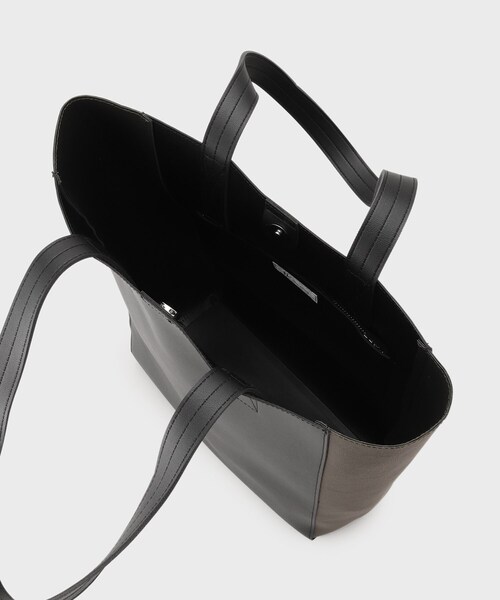 tk.TAKEO KIKUCHI（ティーケータケオキクチ）の「◆レザー調バーティカルトートバッグ（トートバッグ・メンズ・ブラック/ブラック系/ブラック系1・00）」の13枚目の写真