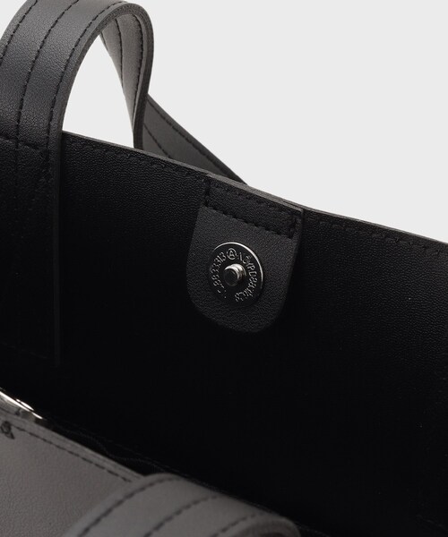 tk.TAKEO KIKUCHI（ティーケータケオキクチ）の「◆レザー調バーティカルトートバッグ（トートバッグ・メンズ・ブラック/ブラック系/ブラック系1・00）」の18枚目の写真