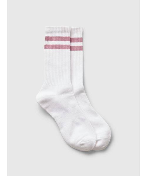 GAP(ギャップ)の「アスレチック クルーソックス(ユニセックス)(ソックス/靴下・メンズ・グリーン/ピンク/ブラウン/レッド/ピンク系その他/パープル/ライトグリーン/グリーン系その他/ライトピンク・M/L/S/M)」の6枚目の写真
