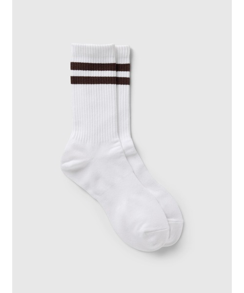 GAP(ギャップ)の「アスレチック クルーソックス(ユニセックス)(ソックス/靴下・メンズ・グリーン/ピンク/ブラウン/レッド/ピンク系その他/パープル/ライトグリーン/グリーン系その他/ライトピンク・M/L/S/M)」の2枚目の写真