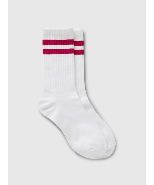 GAP(ギャップ)の「アスレチック クルーソックス(ユニセックス)(ソックス/靴下・メンズ・グリーン/ピンク/ブラウン/レッド/ピンク系その他/パープル/ライトグリーン/グリーン系その他/ライトピンク・M/L/S/M)」の9枚目の写真