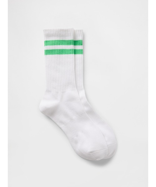 GAP(ギャップ)の「アスレチック クルーソックス(ユニセックス)(ソックス/靴下・メンズ・グリーン/ピンク/ブラウン/レッド/ピンク系その他/パープル/ライトグリーン/グリーン系その他/ライトピンク・M/L/S/M)」の4枚目の写真