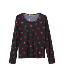 HYSTERIC GLAMOUR | SKULL BERRY柄 Tシャツ(Tシャツ/カットソー)