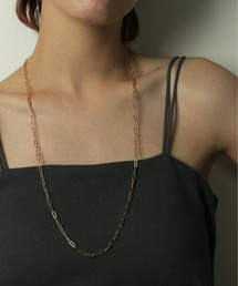 ORLEAN | 金属アレルギー対応 ロングアズキチェーンネックレス サージカルステンレス(ネックレス)