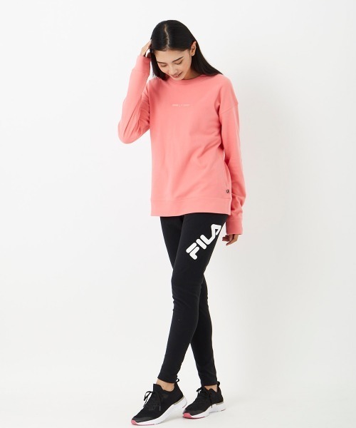 FILA（フィラ）の「YOGA レギンス（レギンス/スパッツ・レディース・ネイビー/ブラック/ピンク/ライトブルー・SMALL/MEDIUM/LARGE/X-LARGE）」の5枚目の写真