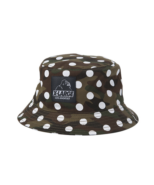 XLARGE KIDS（エクストララージキッズ）の「BUCKET HAT DOTS（ハット・キッズ・カモフラージュ/インディゴブルー・SMALL/MEDIUM）」の3枚目の写真