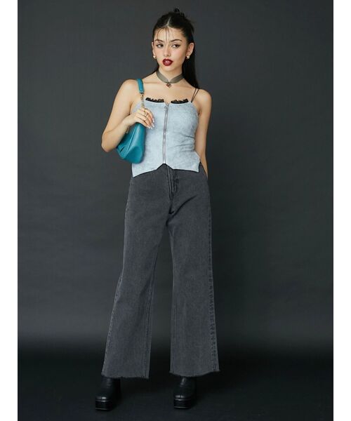 EVRIS（エヴリス）の「HEART CHOKERネックレス（ネックレス・レディース・ブルー/ブラック・FREE）」の9枚目の写真