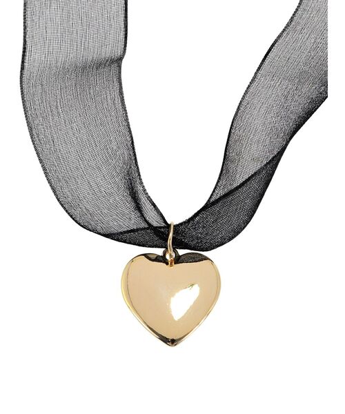 EVRIS（エヴリス）の「HEART CHOKERネックレス（ネックレス・レディース・ブルー/ブラック・FREE）」の8枚目の写真