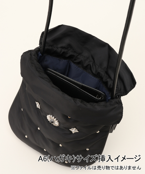 CONTROL FREAK / CTFK（コントロールフリーク）の「CONTROL FREAK スタッズコンチョキンチャク　242-120515（クラッチバッグ・レディース・ブラック/カーキ・FREE）」の12枚目の写真