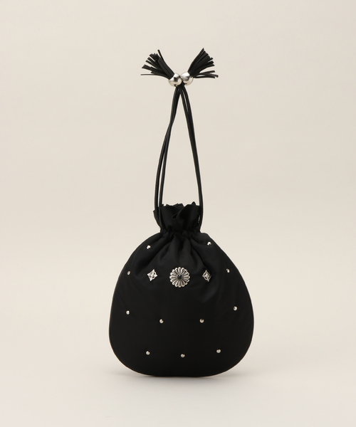 CONTROL FREAK / CTFK（コントロールフリーク）の「CONTROL FREAK スタッズコンチョキンチャク　242-120515（クラッチバッグ・レディース・ブラック/カーキ・FREE）」の9枚目の写真