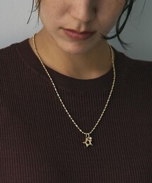 coen | スターモチーフ変形ボールチェーンネックレス(ネックレス)
