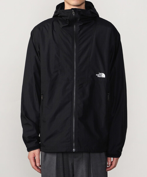 THE NORTH FACE（ザノースフェイス）の「THE NORTH FACE | Compact Jacket MEN（ナイロンジャケット・メンズ・ブラウン系その他/ブラック・XL/L/M/XXL）」の2枚目の写真